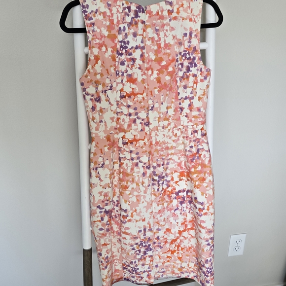 Ann Taylor Multicolor Sleeveless Midi Dress - Picture 7 of 10
